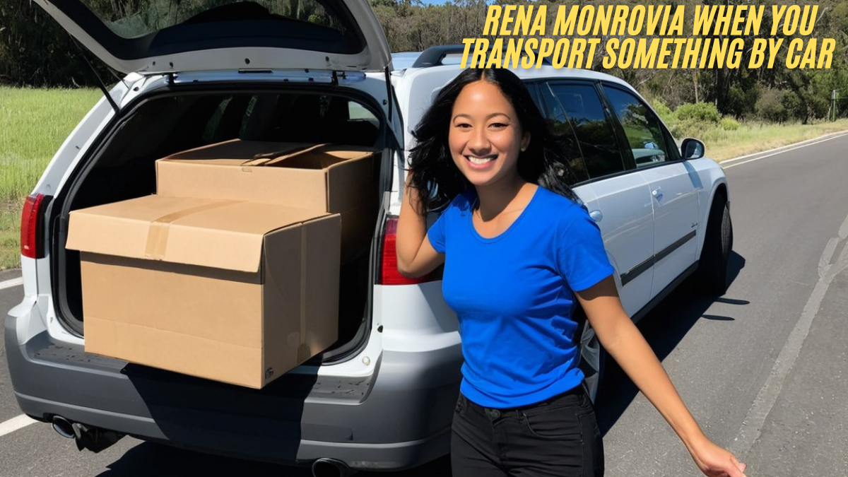 Rena monrovia when you transport something by car