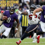 Baltimore Ravens vs Texans match player stats