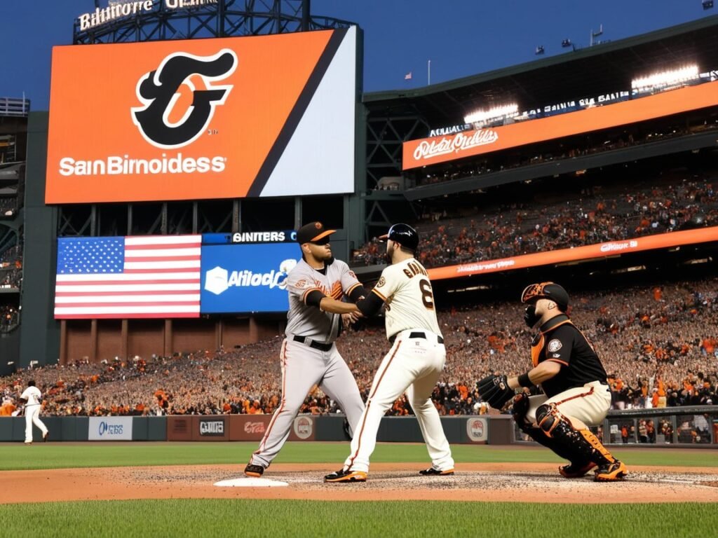 Baltimore orioles vs san francisco giants match player stats