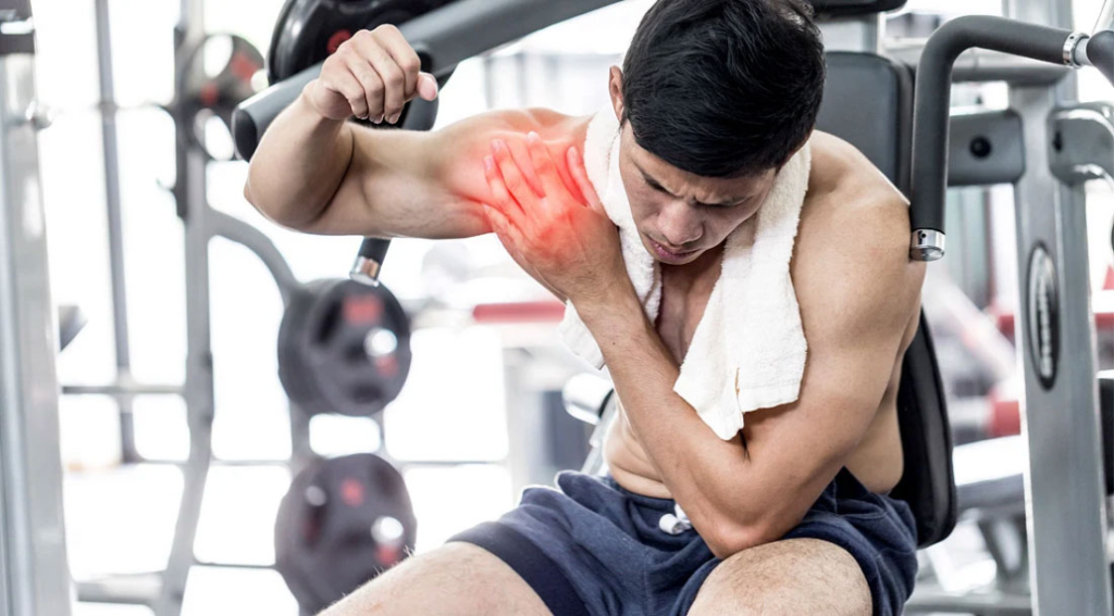 Feeling pain while lifting is a signal from your body that you are building muscle